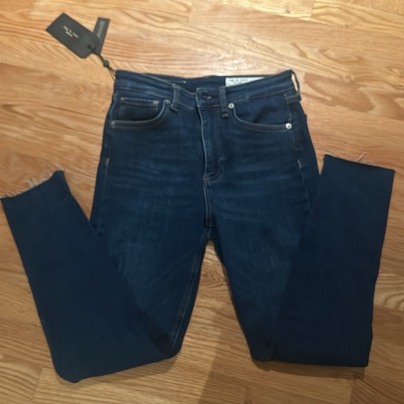 SOLD OUT Rag & Bone Nina High Rise Skinny Ankle Jeans size 26 NWT in Jasper - Picture 4 of 4